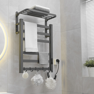 Superventas <span class=keywords><strong>bajo</strong></span> <span class=keywords><strong>consumo</strong></span> termostático inteligente montaje en pared toallero de calefacción eléctrica toallero eléctrico - Product Image 2