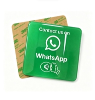 Autocollants de table NFC en PVC imperméables, design personnalisé populaire, promotion sur les réseaux sociaux, cadeau, RFID sans contact pour le contrôle d'accès