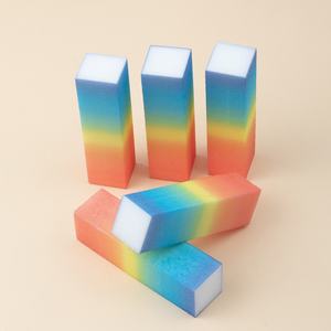 Tszs ตะไบ<span class=keywords><strong>เล็บ</strong></span>บล็อกขัด<span class=keywords><strong>เล็บ</strong></span>แบบไล่ระดับสี5ชิ้น/ถุงสีสันสดใส<span class=keywords><strong>ลาย</strong></span>ดอกไม้<span class=keywords><strong>สี</strong></span>รุ้งขายส่ง - Product Image 1