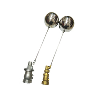 1/2 pouces à 2 pouces laiton hydraulique filetage femelle petit trou flotteur vanne à boisseau sphérique interrupteur automatique contrôleur de niveau d'eau