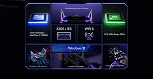 มินิพีซีเกมมิ่งรุ่น M2A รูปทรงปีก พร้อม Core I9-12900H RTX3080 หน่วยความจำวิดีโอ 64GB GDDR4 แรม DDR5 SSD ไฟ Ambient Light ปลั๊กแบบ UK รุ่น M2A D - Product Image 4
