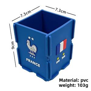 Barcelona para los fanáticos <span class=keywords><strong>de</strong></span> Argentina Souvenirs PVC Equipo <span class=keywords><strong>de</strong></span> fútbol Portalápices Caja <span class=keywords><strong>de</strong></span> almacenamiento <span class=keywords><strong>de</strong></span> barril <span class=keywords><strong>de</strong></span> plástico cuadrado para periférico - Product Image 2