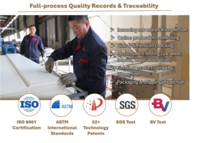 วินสตาร์ แผ่นพลาสติก HDPE ลายไม้ กันน้ำ ทนทานต่อรังสียูวี วัสดุก่อสร้างกลางแจ้ง ทำจากพลาสติกรีไซเคิล HDPE - Product Image 5