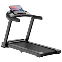Tapis roulant électrique pliable avec écran LED, moteur 2,0 HP, inclinaison, gain de place, absorption des chocs, réglage de la vitesse, programme d'exercices, pour la maison