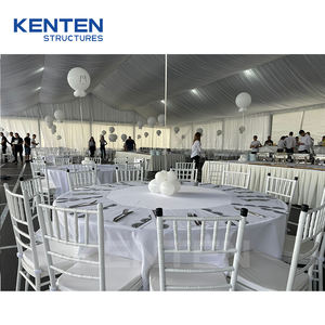 Bâtiments en PVC à portée libre, salle de réception de mariage préfabriquée de luxe, tente mobile à louer, structure d'événement portable, cadre de banquet, lieu de réception - Product Image 3