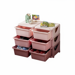 Commode et coffre à jouets pour enfants, unité de rangement pour enfants, fabriqué en Chine, modèle AL1016 - Product Image 2