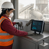 PC industriel tout-en-un sans ventilateur IP65 à large plage de température pour lignes de production et entrepôts frigorifiques