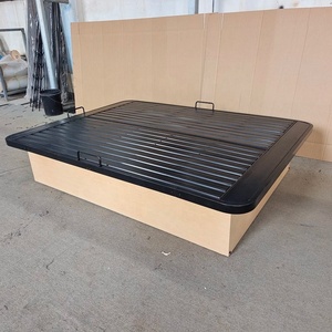 Phong cách California khách sạn giường cơ sở đồ nội thất nhà hiện đại kim loại sắt giường vua nữ hoàng đôi kích thước đầy đủ thấp nền tảng GIƯỜNG KHUNG - Product Image 1