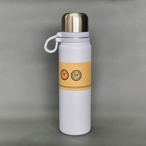 Botella de Agua de Acero Inoxidable de Gran Capacidad de 1000 ml, a Prueba de Fugas, con Tapa Hermética 304, Disponible en Stock para Deportes - Product Image 1