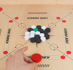 Classic <strong>Wooden</strong> <strong>Carrom</strong> <strong>Board</strong> with Coin Striker Kindergarten Parent-Child Interactive Chess Game Full <strong>Wooden</strong> Toy for Kids - Product Image 1