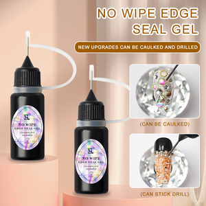 <span class=keywords><strong>HS</strong></span> 10ml Gel Sellador de Bordes Sin Limpieza, Relleno de Huecos, Pegamento para Pedrería, Fuerte Adhesión, Sin HEMA, <span class=keywords><strong>No</strong></span> Tóxico, UV LED, Botella para Salón de Uñas DIY - Product Image 1