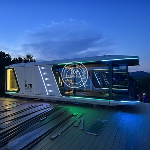 2025 Chine Maison préfabriquée futuriste de conteneur de capsule Maison préfabriquée de vie mobile étanche en acier - Product Image 1