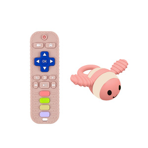 ของเล่นยางกัดรูปรีโมททีวีแบบใหม่ ออกแบบเองได้ ขายส่ง สำหรับเด็กทารก - Product Image 1