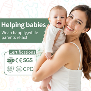 Juego de <span class=keywords><strong>Vajilla</strong></span> para Bebés Más Vendido, Juego de Cena de Silicona Irrompible con Tazón para Refrigerios y Babero - Product Image 3