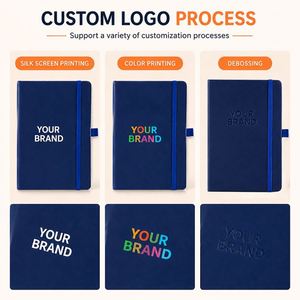 Wholesale Notebook Promotional <b>A5</b> A6 Business Journals Notebook PU Leather Hardcover Notebooks Custom Embossed logo - Product Image 3