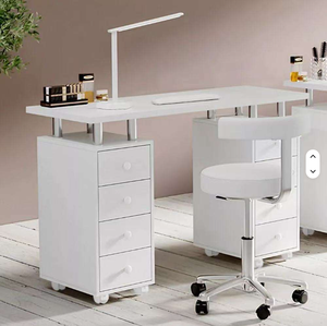 Table de manucure moderne en promotion avec chaise intégrée - Product Image 3