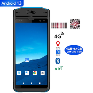 仓库数据收集器Android 13坚固的手持式2D QR码阅读器工业条形码扫描仪收集器数据仓库pda - Product Image 1