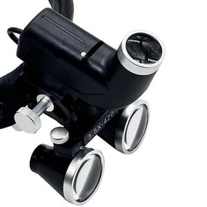 Lupa dental oral con soporte para la cabeza, 2.5x/3.5x, lupa médica con luz LED súper brillante - Product Image 2