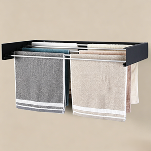 Tendedero Plegable de <span class=keywords><strong>Pared</strong></span> para Ropa, Tendedero Colapsable para Apartamentos y Baños - Product Image 5