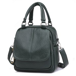 <span class=keywords><strong>Sac</strong></span> à <span class=keywords><strong>dos</strong></span> épais pour femmes, nouveau style coréen, tendance, en <span class=keywords><strong>cuir</strong></span> PU souple, élégant, polyvalent, simple, style universitaire, décontracté, voyage - Product Image 1