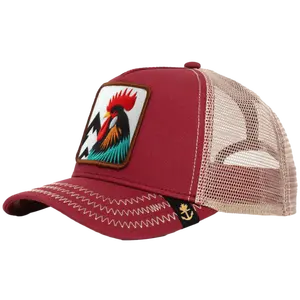 도매 개인화 된 사용자 정의 Casquette Gorras 드 Beisbol 로고 동물 만화 메쉬 자수 트럭 운전사 모자