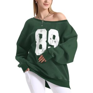 2025 femmes Vintage lavage à l'acide graphique à capuche hors épaule lourd polaire haut court pour l'automne et l'hiver - Product Image 3