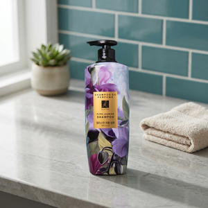 Shampooing parfumé au jasmin pur de qualité supérieure et au parfum exquis Elastine 600ml - Product Image 2