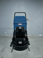 Meuleuse à béton industrielle manuelle portable, moteur 7,5 kW, largeur 450 mm, système de collecte des poussières intégré, meulage efficace