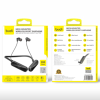 Écouteurs sans fil Budi Tws étanches Oraimo N06, écouteurs à tour de cou, autonomie ultra longue, son stéréo HD, écouteurs sportifs sans fil