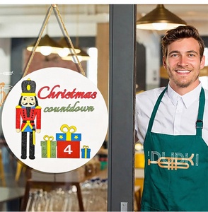 Calendario del conto alla rovescia di <span class=keywords><strong>Natale</strong></span> 24 <span class=keywords><strong>giorni</strong></span> in legno giorno di benvenuto fino al conto alla rovescia di <span class=keywords><strong>Natale</strong></span> decorazione appesa a parete <span class=keywords><strong>per</strong></span> <span class=keywords><strong>natale</strong></span> al coperto all'aperto - Product Image 6