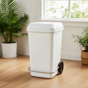 Bidone dei Rifiuti con Pedale 120 L con Coperchio per Uso Interno ed Esterno - Product Image 3
