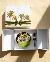 Boîte à bonbons à base de noix de dattier à double ouverture, boîte à nourriture carrée en papier, boîtes cadeaux en chocolat, ensemble de tasses pour le Ramadan, boîtes à pistaches, emballage
