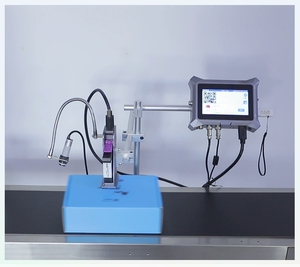 Imprimante jet d'encre en ligne haute technologie 4,3 pouces pour petites entreprises, impression de date d'expiration, numéro de <span class=keywords><strong>lot</strong></span>, code produit - Product Image 1