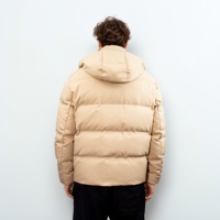 Veste d'hiver chaude et tendance pour homme, modèle matelassé en duvet de designer, personnalisable, doux, imperméable, grande taille, pour l'extérieur