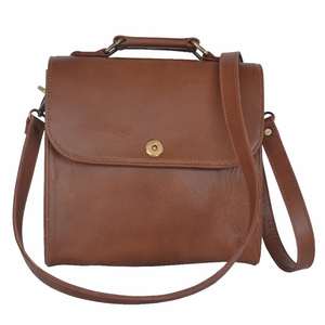 Nouveau sac à main pour filles, sac à bandoulière en cuir de buffle rouge, sac fourre-tout moyen de luxe, nouvelle mode, look féminin - Product Image 1