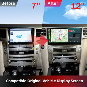 Binarytek автомобильный мультимедийный плеер монитор для <span class=keywords><strong>DVD</strong></span>-плееров с интерфейсом CarPlay Android для Lexus LX 2012-2015 - Product Image 4