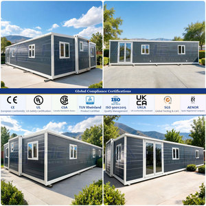 Casa Contenedor Expandible de Lujo con Interior Moderno, Capacidad de Carga de Nieve de 1.5kN, de 20, 30 y 40 Pies, Casa Pequeña Aislada de 1, 2, 3, 4 y 5 Dormitorios, Tipo Bungalow - Product Image 3