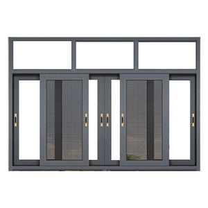 หน้าต่าง<span class=keywords><strong>บาน</strong></span><span class=keywords><strong>เลื่อน</strong></span>แบบแนวนอนทันสมัย ปี 2025 ขายดี กระจกสองชั้น Low-E กรอบอลูมิเนียมอัลลอยด์ พร้อมมุ้งลวดสแตนเลส - Product Image 1
