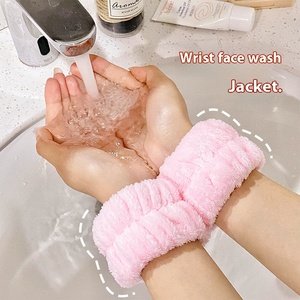 Pulseras elásticas de Spa personalizadas Unisex, diadema facial de lavado de alta calidad, conjunto de diadema de felpa suave, accesorios de moda bonitos Linch - Product Image 5
