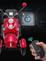 Scooter électrique à quatre roues longue portée 500W 60V, scooter électrique stable pour personnes âgées