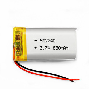 3,7 V 850mAh Lipo Batería 902240 Batería recargable de polímero de iones de litio con salida de tres cables - Product Image 4