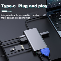 Station d'accueil multifonction 10 en 1 pour ordinateur portable Usb 3.0 Hubs Station d'accueil Adaptateur pour ordinateur portable PC
