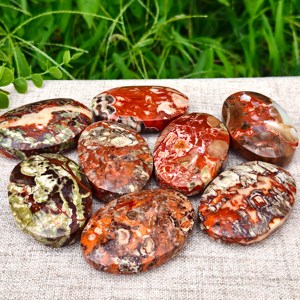 Pierre de palmier en agate naturelle polie en gros pour la décoration intérieure et les cadeaux de la Saint-Valentin - Product Image 4