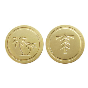 Professional Design to Delivery Team Custom Gold Metal Coin Coconut <strong>Tree</strong> Pattern 3d Collection Custom <strong>Brass</strong> Blank Challenge Coin - Product Image 3