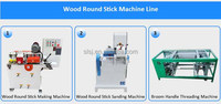 Tige En Bois Traité Machine Bois Balai Bâton Machine Ronde Bois Bâton Faisant La Machine