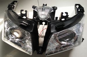 Ensemble de phares avant de moto pour YAMAHA YBK250 R3 R25 Tmax530 R6 <span class=keywords><strong>TMAX</strong></span> <span class=keywords><strong>560</strong></span> MT10 XMAX300 Modification de phare Feux LED - Product Image 3