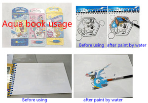 Phổ Biến Nước Bất Ngờ Ma Thuật Cuốn Sách Trẻ Em Doodle Cuốn Sách Nóng Bán Aqua Cuốn Sách Với Doodle Bút Cho Trẻ Em - Product Image 3