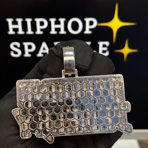 Joyería de Lujo Hip Hop Unisex para Uso Diario, con Diamantes Personalizados de 3.30 Pulgadas, Plata de Ley 925, Chapado en Oro de 18K y Moissanita - Product Image 5