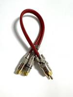 Çift Korumalı 2RCA Ses Kablosu Erkek - Dişi AV Kablosu, Amplifikatörler, Subwoofer ve Kayıt Ekipmanları için