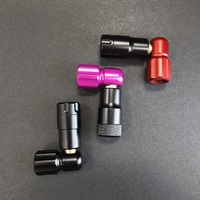 Mini pompe à CO2 portable pour vélo, gonfleur pour valves Presta/Schrader, pompe 2 cartouches de CO2 consécutives